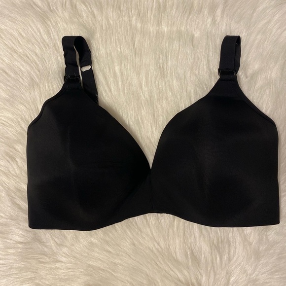 Secret Treasures Nursing‎ Bra Womens Size 40DDD Maternity Black Wireless - Picture 1 of 6